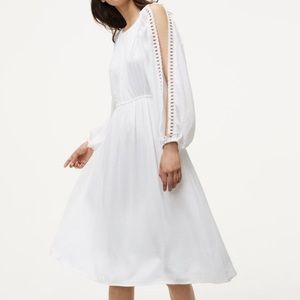 Ann Taylor Loft White Dress